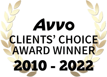 Avvo Clients Choice Award Winner 2010-2022