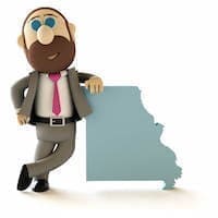 Divorce lawyer leaning on State of Missouri